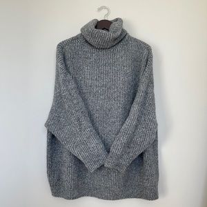 Zara knit oversized turtleneck sweater